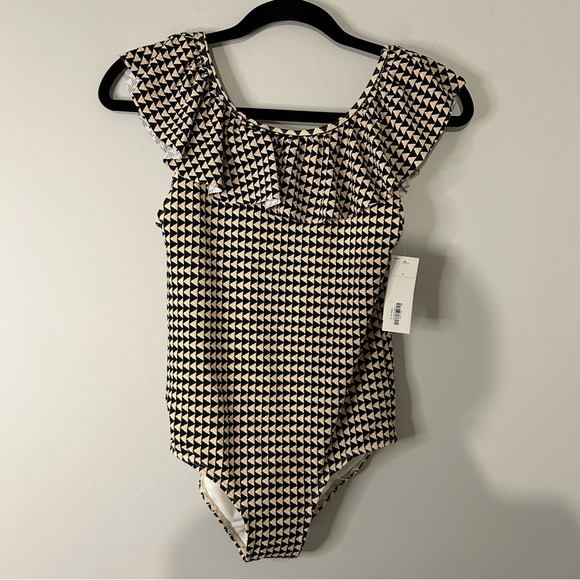 Janie and Jack Other - NWT Janie & Jack Geo Ruffle Printed One Piece Bathing Suit